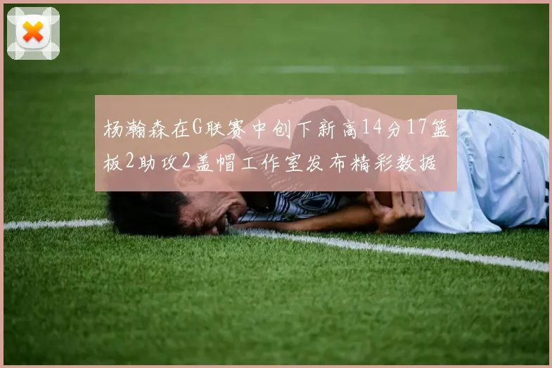 杨瀚森在G联赛中创下新高14分17篮板2助攻2盖帽工作室发布精彩数据海报